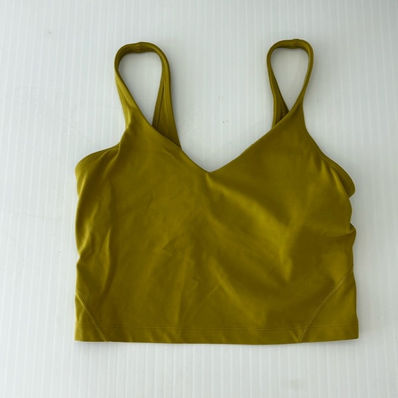 lululemon Align Tank TopA/B Cup size 6 green like new - Picture 2 of 4